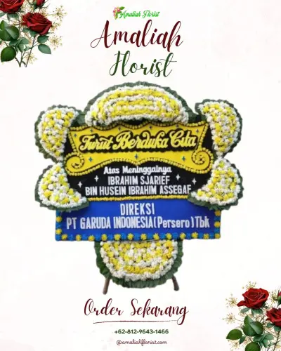 Papan Bunga Duka di Wiroditan